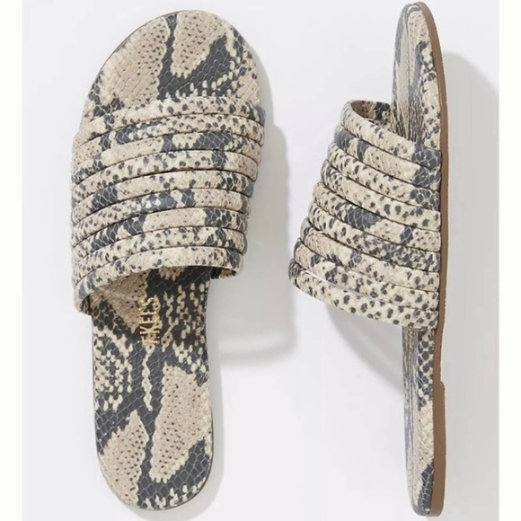 TKEES Shoes - TKEES Caro Sandal in Snakeskin size 8